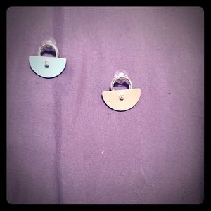 Stella and dot color pop front facing hoops